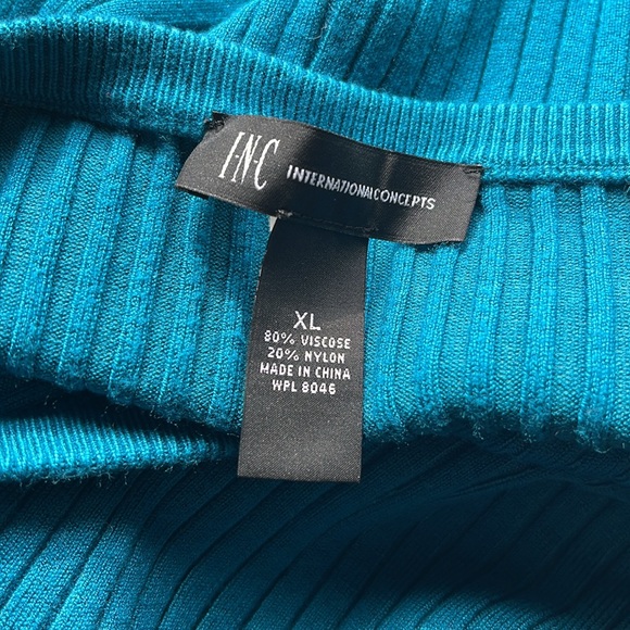 Teal long sleeve, XL by International Concepts - Picture 3 of 3